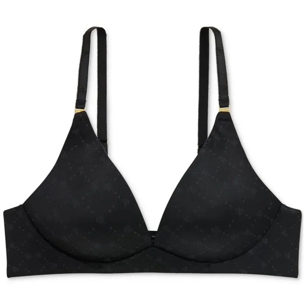 RALPH LAUREN WIREFREE BLACK NWT Bra